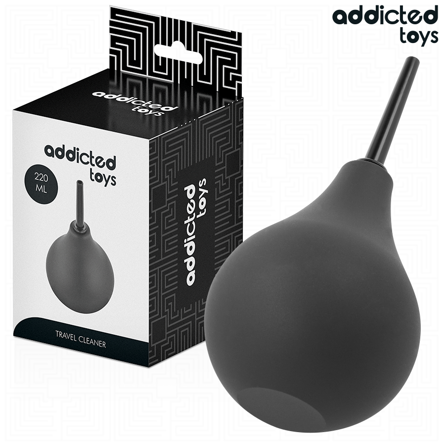 Addicted Toys Limpador Anal de Viagem Tamanho L 220ml para higiene íntima.