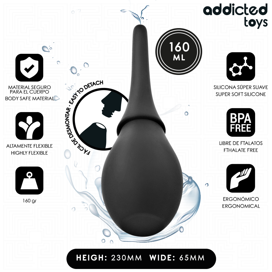 Addicted Toys Limpador de Viagem Modelo 3 para higiene de brinquedos sexuais, portátil e eficaz.
