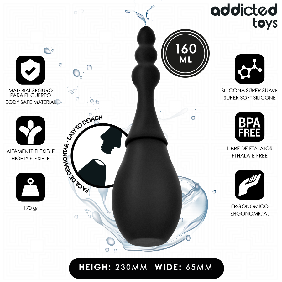 ADDICTED TOYS Limpador de Viagem Modelo 4 para Brinquedos Sexuais