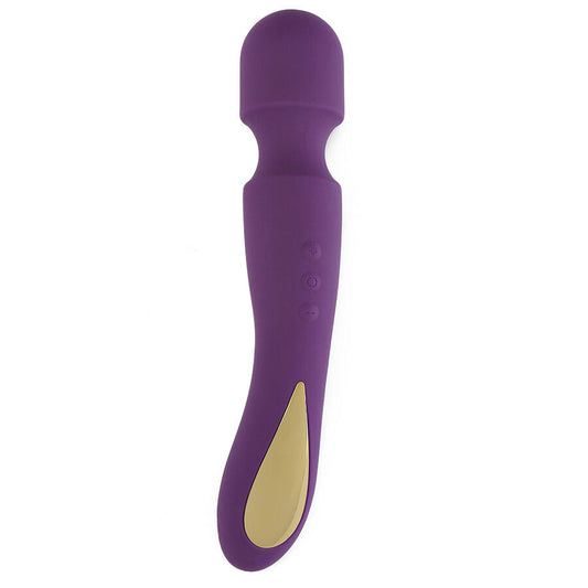 Close-up do TOYJOY Massageador Zenith Light Roxo, destacando seu design elegante e silicone premium.