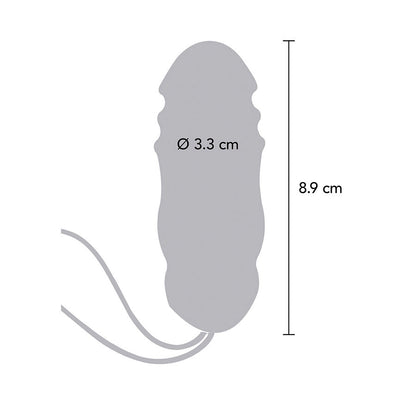 Vibrador TOYJOY Sunny Side Up & Down Fúcsia com controle remoto, destacando seu design ergonômico e material de silicone.
