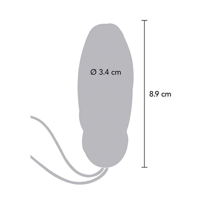 Close-up do vibrador ovo TOYJOY You Crack Me Up Rosa com controle remoto, destacando sua forma e textura macia.