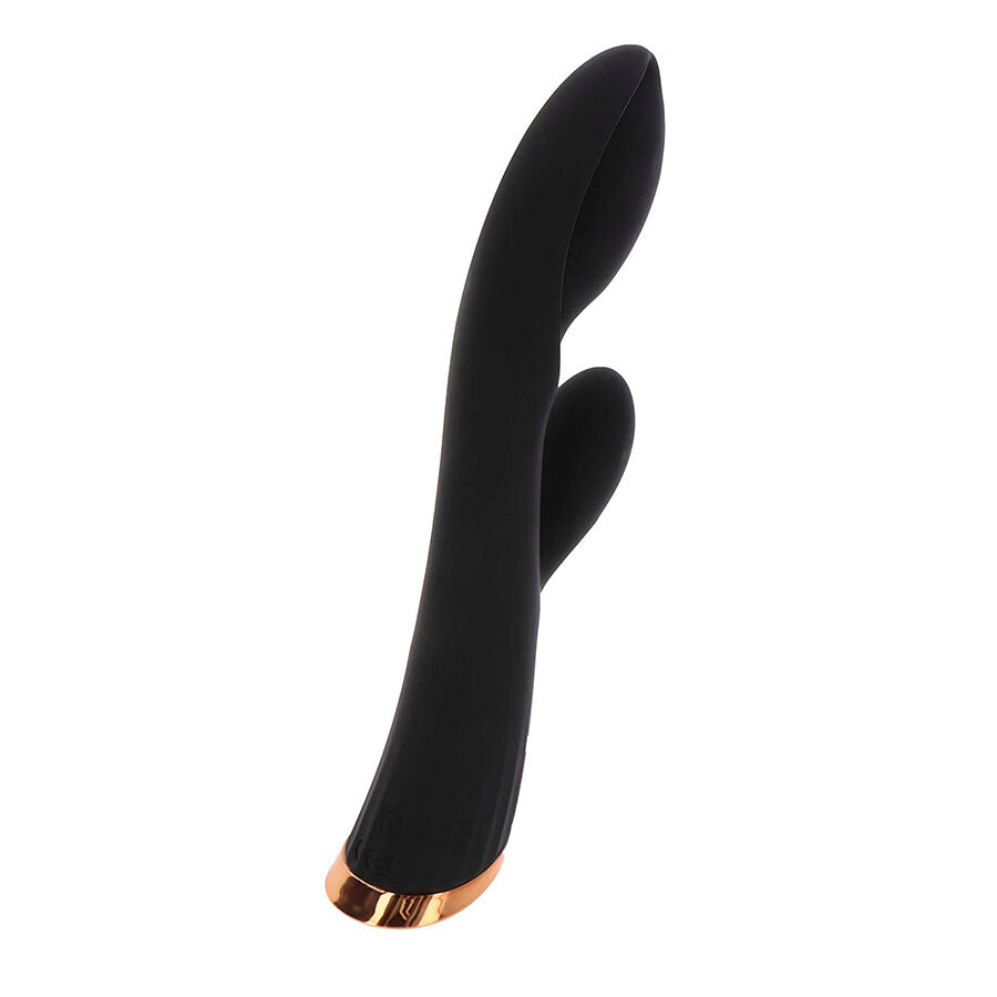 Vibrador Estimulador Clitóris TOYJOY IVY Cassia preto, design elegante e recarregável.