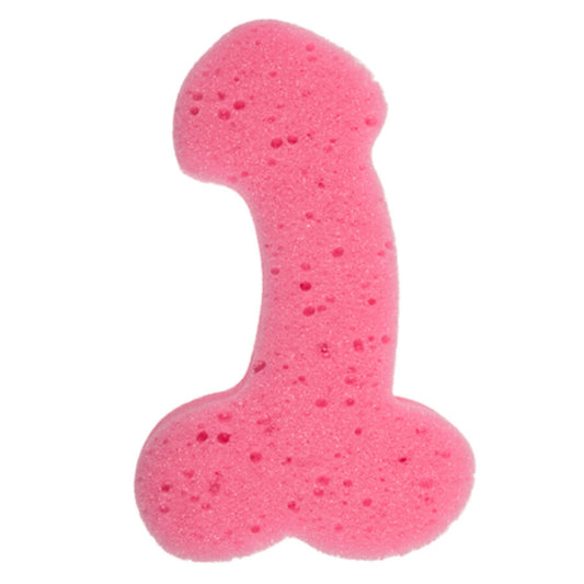 Esponja em Formato de Pénis para Banho Rosa