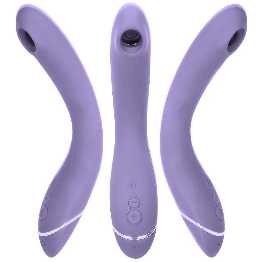 Womanizer OG G-Spot Lilac, um estimulador do ponto G e clitóris com Pleasure Air Technology e vibrações duplas.