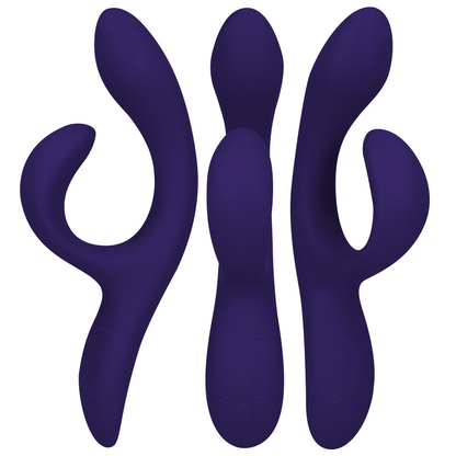 WE-VIBE Vibrador Nova 3 Coelho Azul, mostrando o design ergonómico e a ponta estimuladora.
