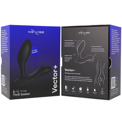 Ditto+ Vibrador Anal Plug Recarregável com App Preto