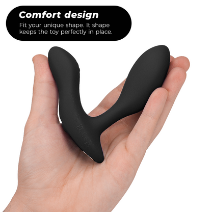 Ditto+ Vibrador Anal Plug Recarregável com App Preto