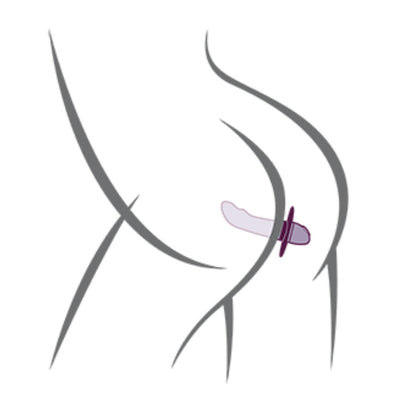 Close-up do Vibrador de Próstata ROCKS-OFF Quest Prostate Bullet Preto, mostrando design compacto e textura de silicone.