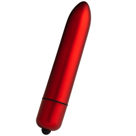 ROCKS-OFF Bala Vibrante Rouge Allure Vermelha com design aveludado e detalhes elegantes