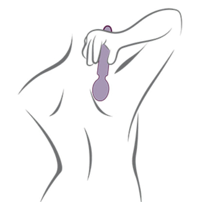 Vibrador Wand ROCKS-OFF Oriel Flexível Recarregável Fúcsia em detalhe