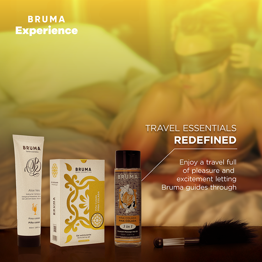XPERIENCE - PACOTE DE TENTAÇÃO DE PINA COLADA DOCE COM POTENCIALIZADOR DE ORGASMO