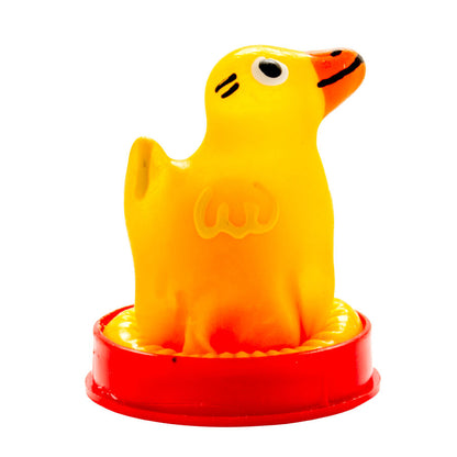 Preservativo Novedoso Pintado à Mão com Design de Pato