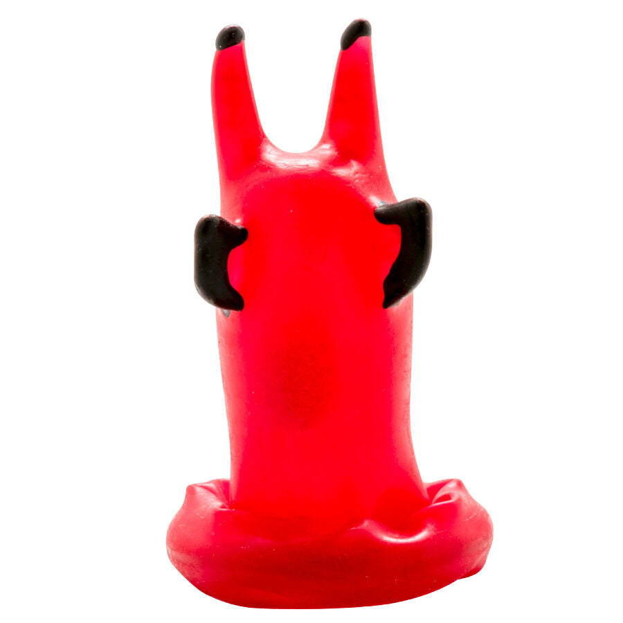 Preservativos Novidade Pintados à Mão Red Devil