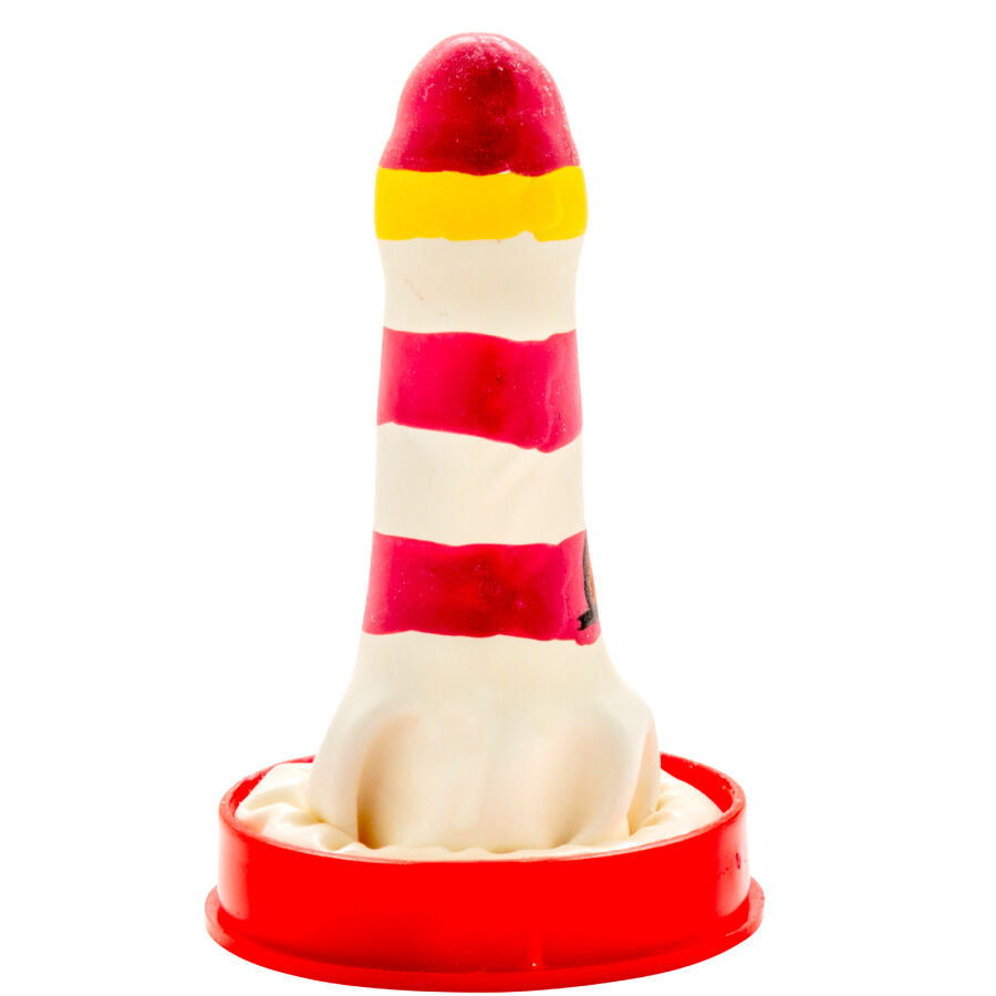 Preservativos de Arte Pintados à Mão - Novidade Farol