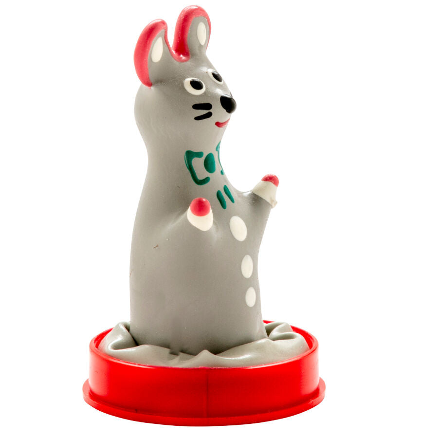Preservativos Novidade Pintados à Mão Modelo Mouse