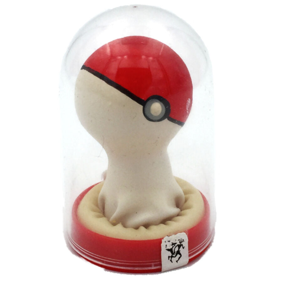 Preservativos de Arte Pintados à Mão - Pokeball Vermelho-Branco