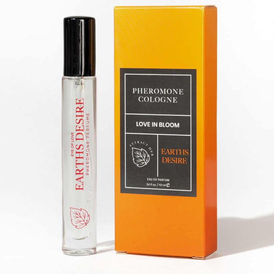 Colónia com Feromónios Bloom Male Sativa Parfum Earths Desire 10 ml