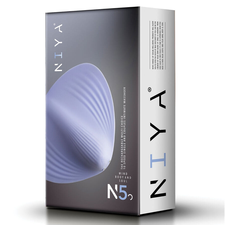 NIYA Massageador Íntimo Multiuso N5 com Controle Remoto Sem Fios, em silicone.