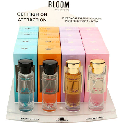 Expositor Bloom para 24 Perfumes de Feromônios 10 ML