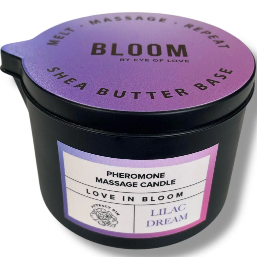 Vela de Massagem com Feromônio Bloom Lilac Dream 150ml