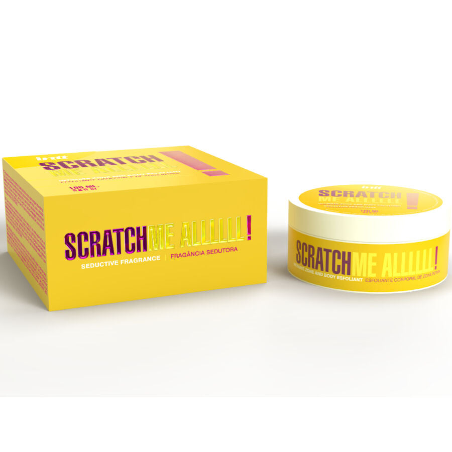Gel esfoliante INTT Scratch Me All 100ml para limpeza profunda corporal e íntima.