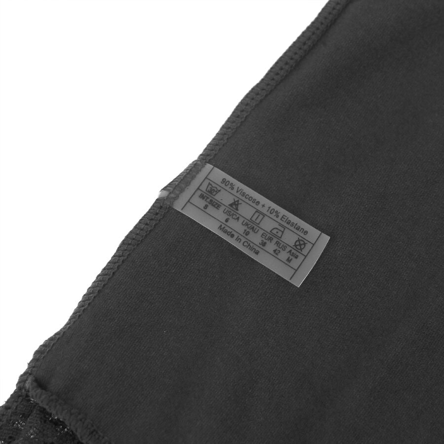 Teddy SUBBLIME preto de renda floral, tamanho L/XL.