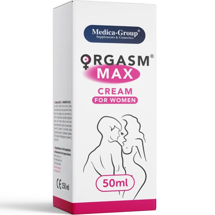 Creme íntimo MEDICA GROUP Orgasm Max para mulheres, 50ml