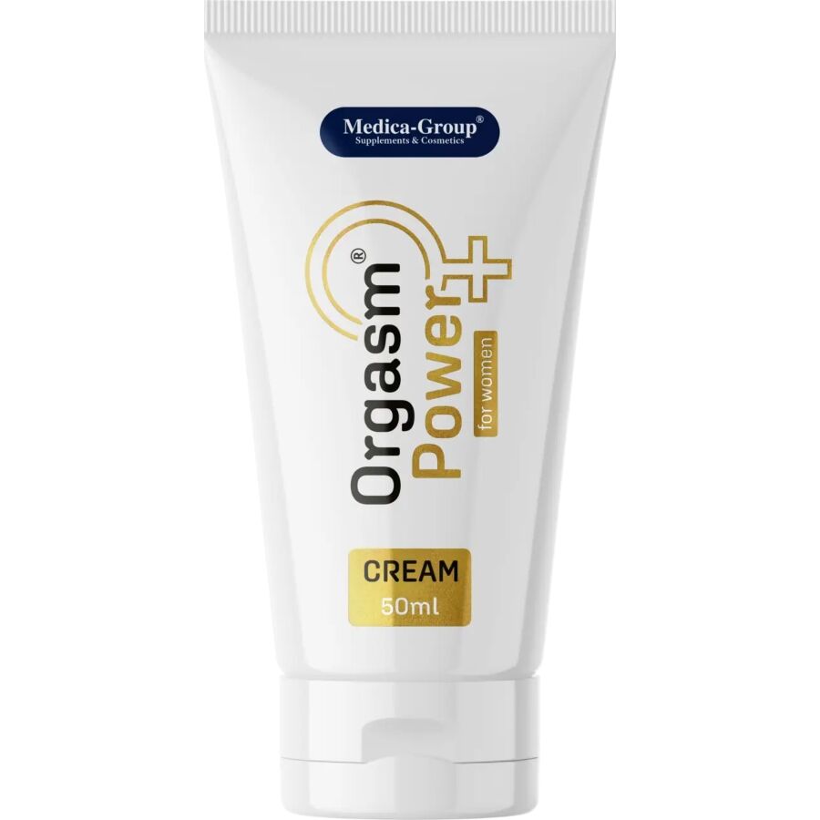 MEDICA GROUP Creme Íntimo Orgasm Power para Mulheres 50 ML - Embalagem do produto e detalhes