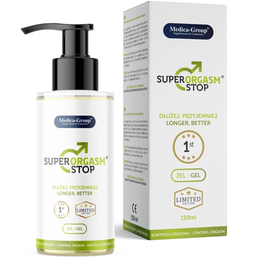 MEDICA GROUP Super Orgasm Stop Gel Íntimo Retardante para Homens 150 ML