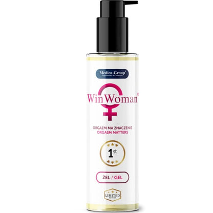 MEDICA GROUP Win Woman Gel Íntimo Feminino 150ml para intensificar sensações e hidratação