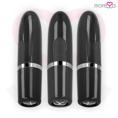 MORESSA Ivy Vibrador Estimulador de Viagem Preto Discreto com design elegante e compacto.
