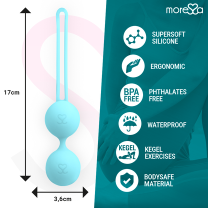 MORESSA Bolas Chinesas Osian Três Silicone 85g para treino do assoalho pélvico