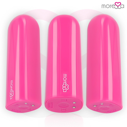 MORESSA Nix Vibrador com Controle Remoto Rosa, detalhe do design elegante e material de silicone seguro para o corpo.