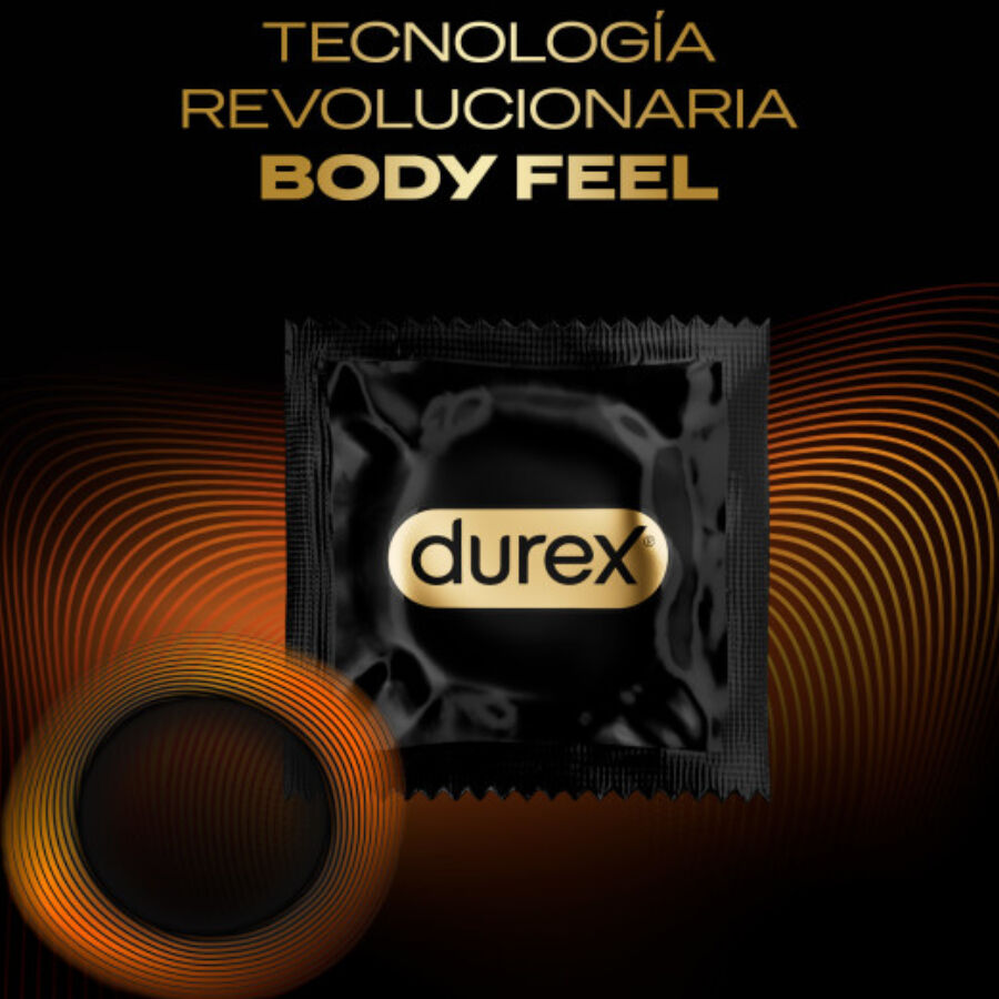 Embalagem dos preservativos DUREX Total Connection XL Ultra Fino Plus Sem Látex 10 Unidades, destacando o design e as características.