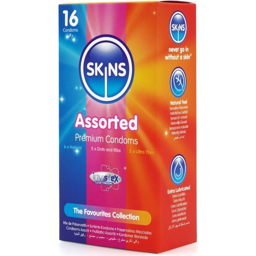 Preservativos Variados - Pacote com 16 Unidades