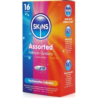 Preservativos Variados - Pacote com 16 Unidades