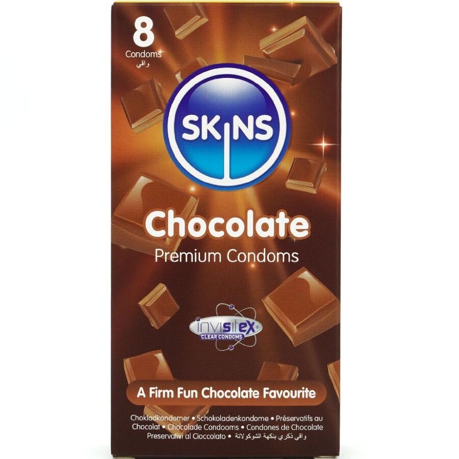 Preservativos Chocolate Premium Pacote 8