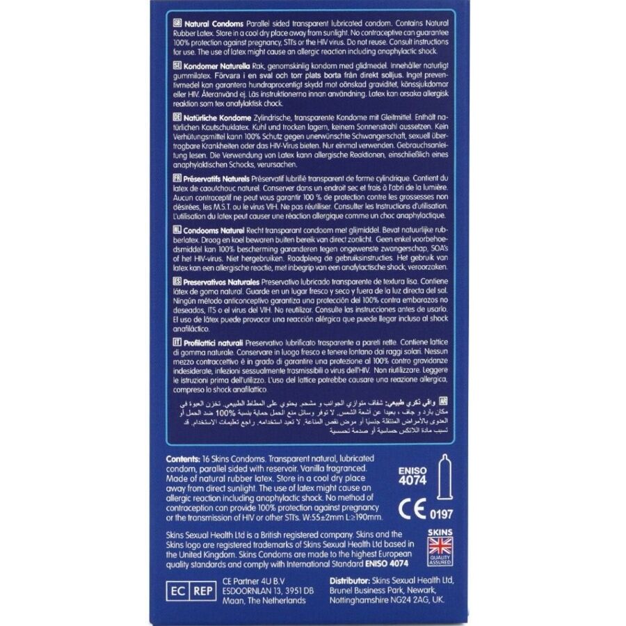 Preservativos Naturais Premium Pacote 16