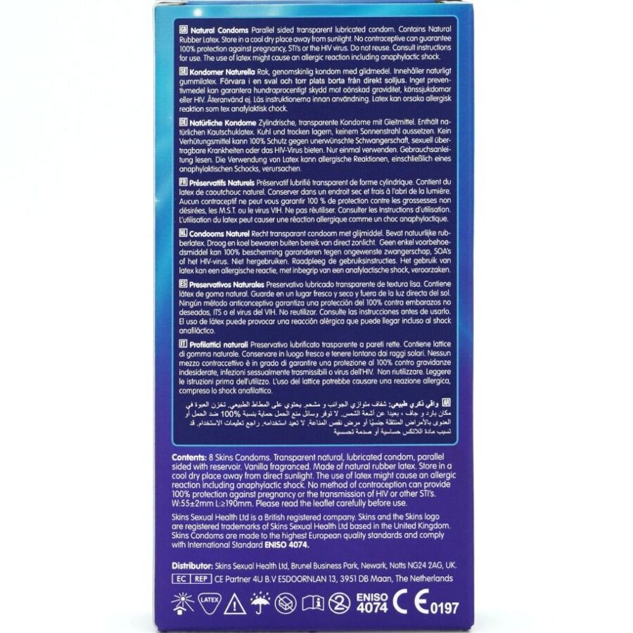 Preservativos Naturais Premium Pacote 8