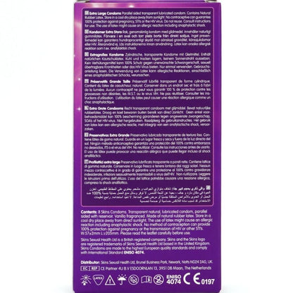 Preservativos Extra Grande Premium Pacote com 8
