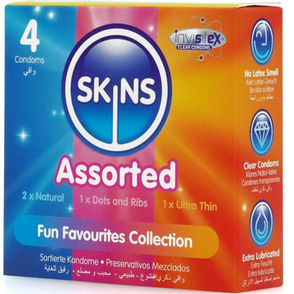 Preservativos - Pacote com 4 Premium Variados