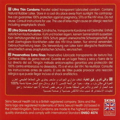 Preservativos Ultra Finos Premium Pacote com 4