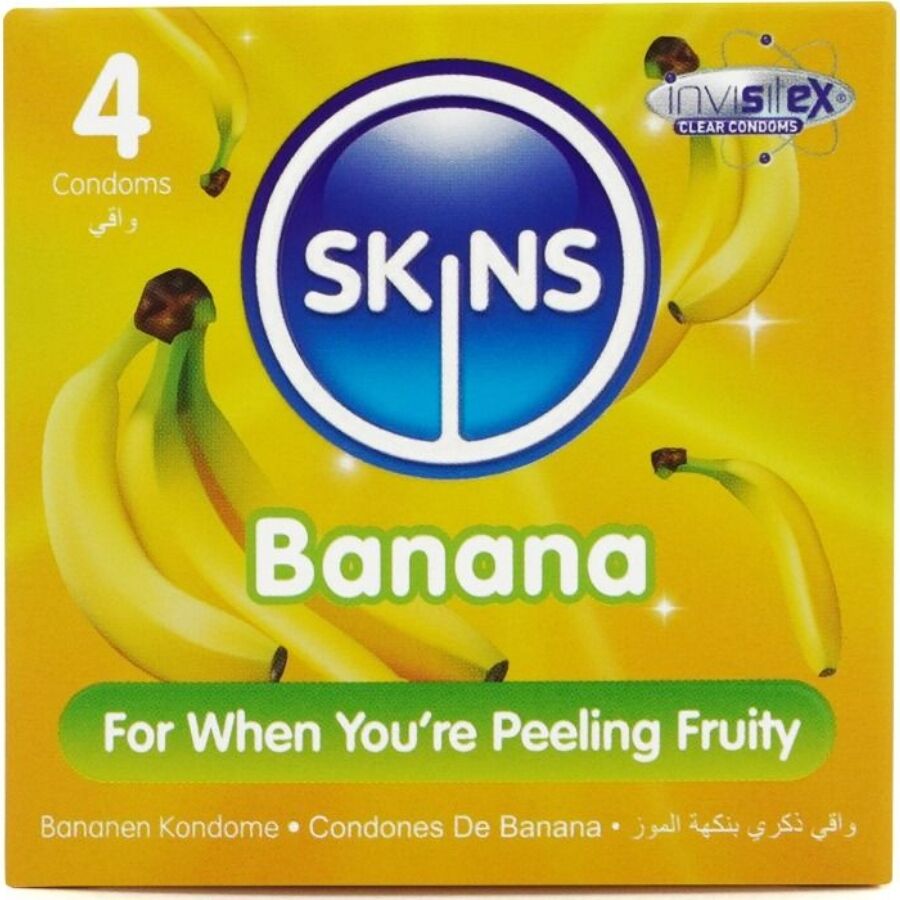 Preservativos Banana Premium Pacote 4
