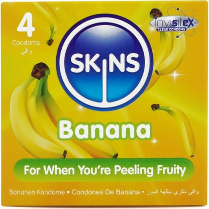 Preservativos Banana Premium Pacote 4