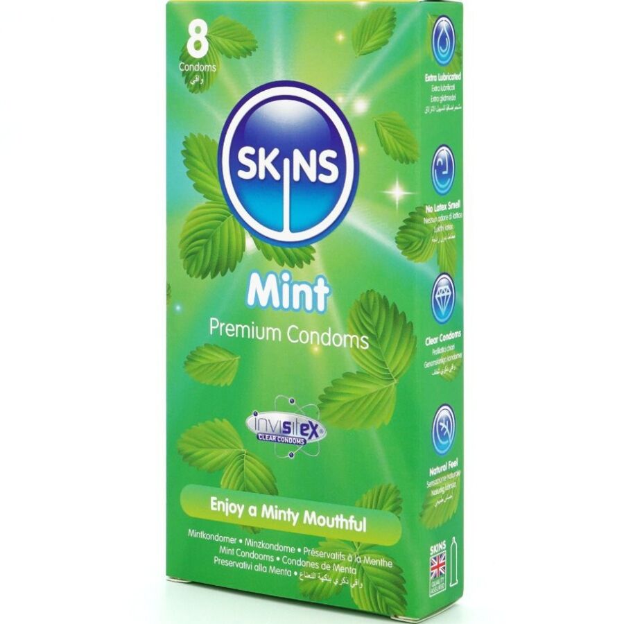 Preservativos Mint Premium Pacote com 8