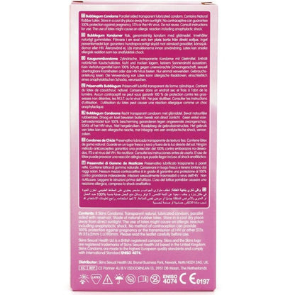 PRESERVATIVOS BUBBLEGUM PREMIUM PACOTE 8