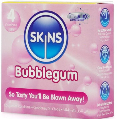 Preservativos Bubblegum Premium Pacote 4