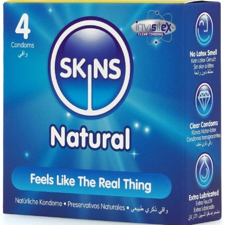 Preservativos Naturais Premium Pacote 4