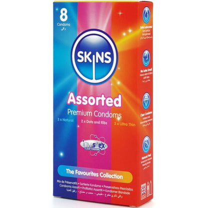 Pacote com 8 Preservativos Premium Variados